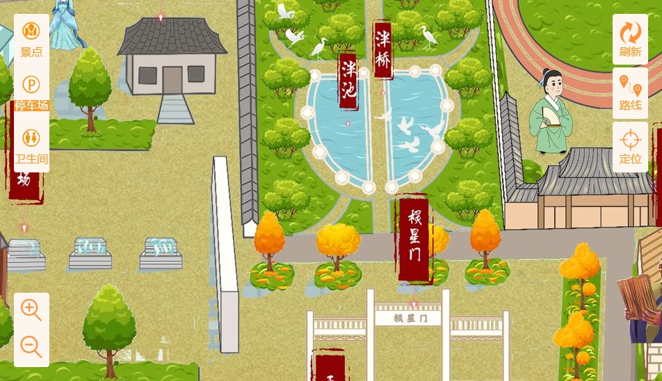 溪湖手绘地图景区语音讲解导览系统：智慧景区建设的基石